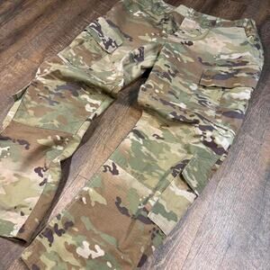 Military Double Knee Camo Cargo Pants